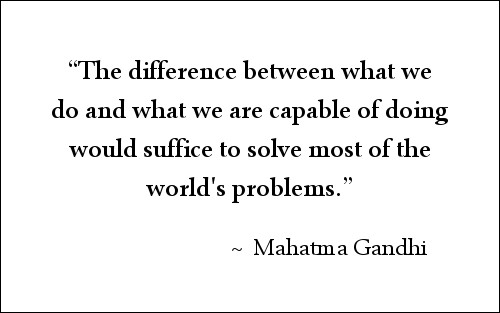 Quote by Mahatma Gandhi